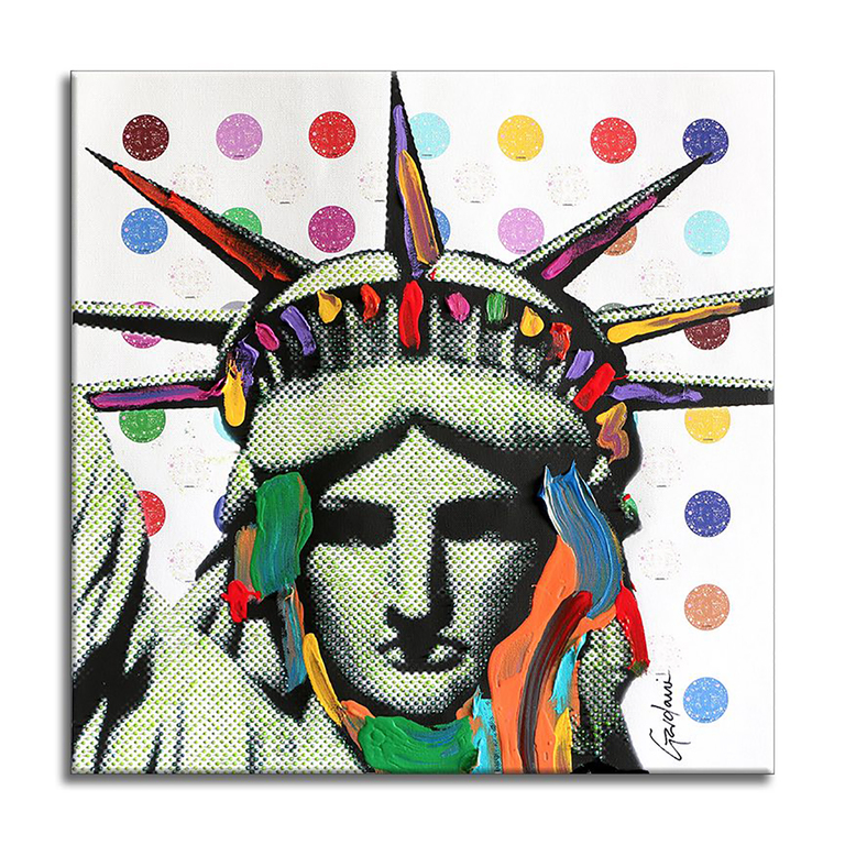 Liberty Underwater - Original Painting on Canvas